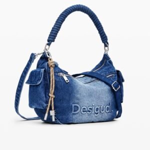 BAG_HALF LOGO, 5053 DENIM MEDIUM WASH, U